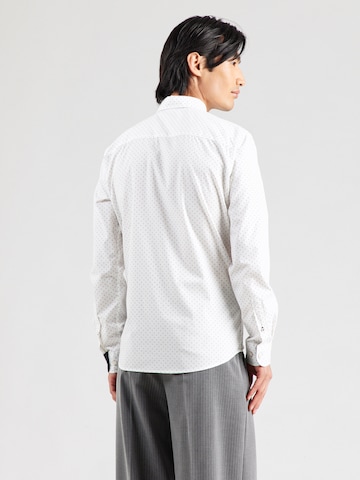 JACK & JONES Regular fit Button Up Shirt 'JJMATHEO' in White