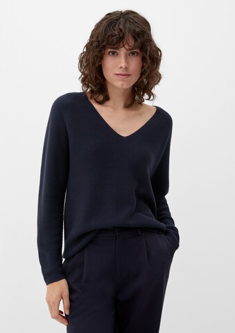 s.Oliver Pullover i blå: forside