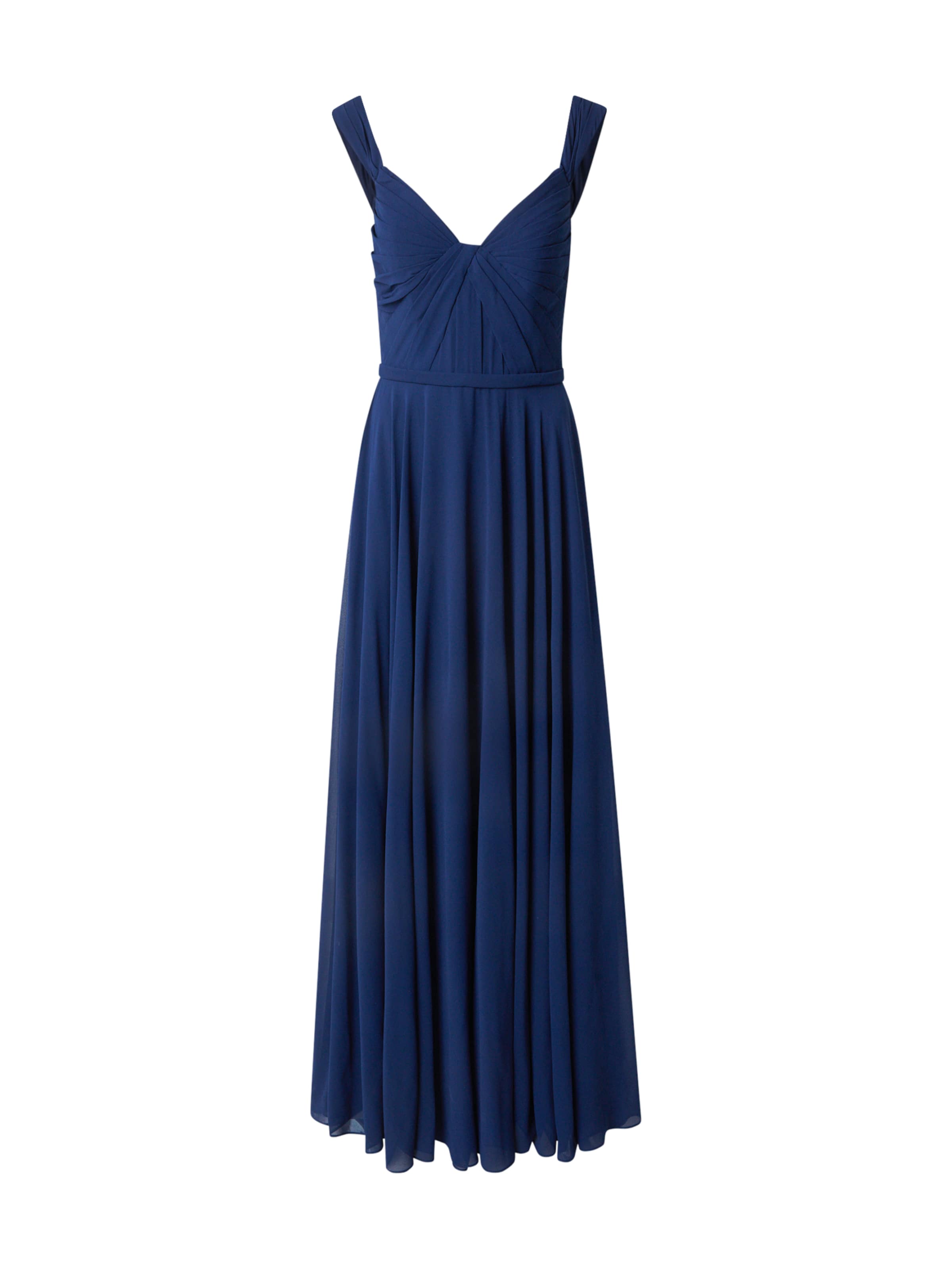 mascara - Vestido de noche en azul: frente