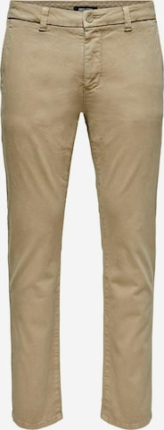 Only & Sons Chino in Beige: voorkant