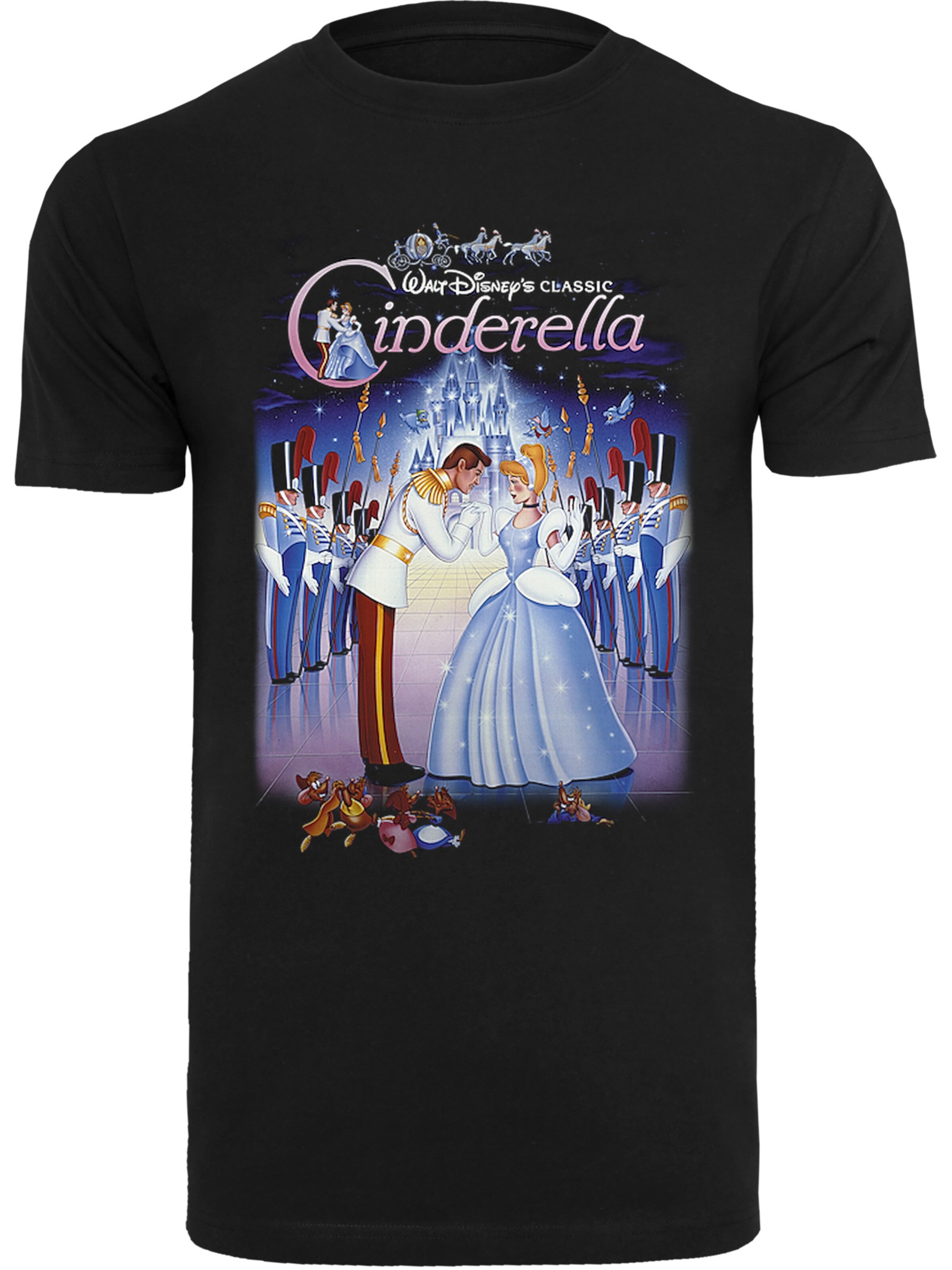 T-Shirt F4NT4STIC en noir : devant