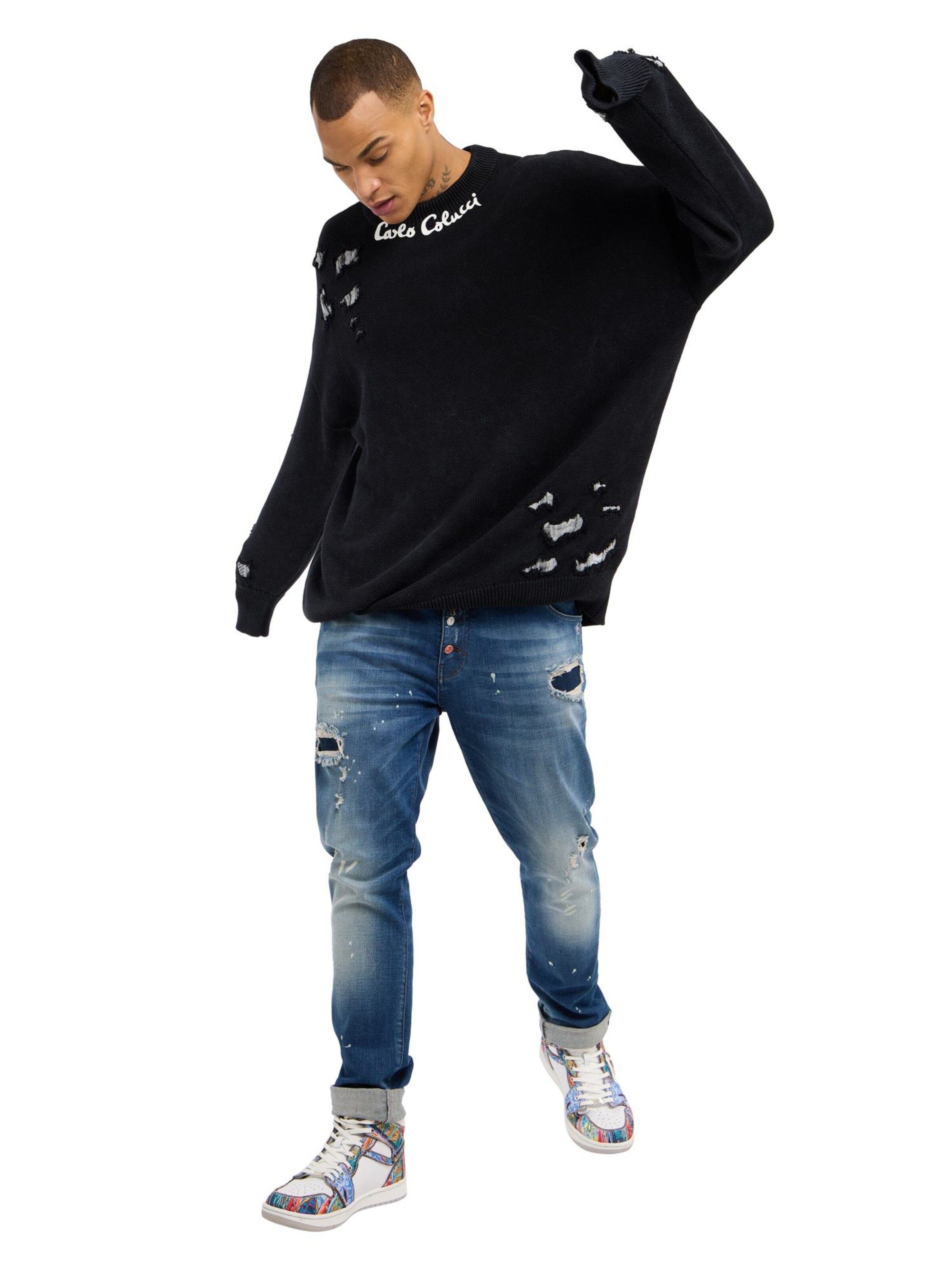 Carlo Colucci Sweater in Black