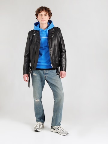 JACK & JONES - Sweatshirt 'JJSKI' em azul