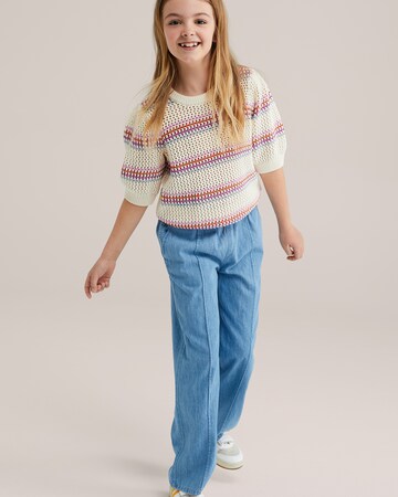 WE Fashion - Pullover em branco