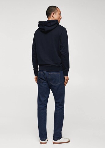 MANGO MAN Sweatshirt 'bone' in Blauw