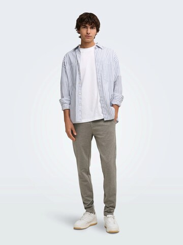 Only & Sons Tapered Bukser 'ONSMARK' i grå