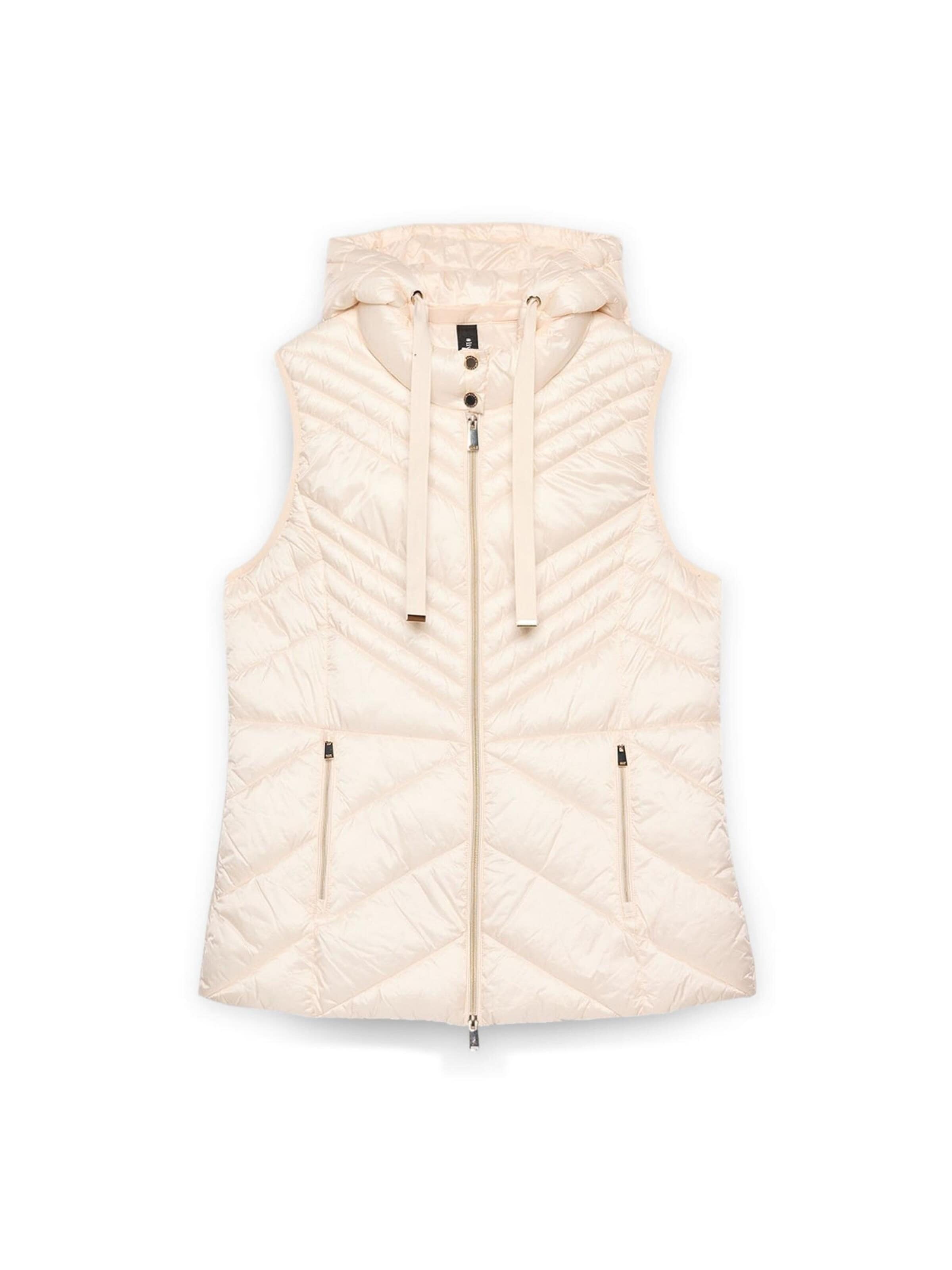 Fiorella Rubino - Chaleco en beige: frente