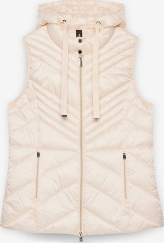 Fiorella Rubino - Chaleco en beige: frente