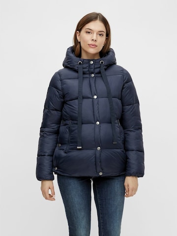 MAMALICIOUS Winter Jacket 'NOLO' in Blue: front