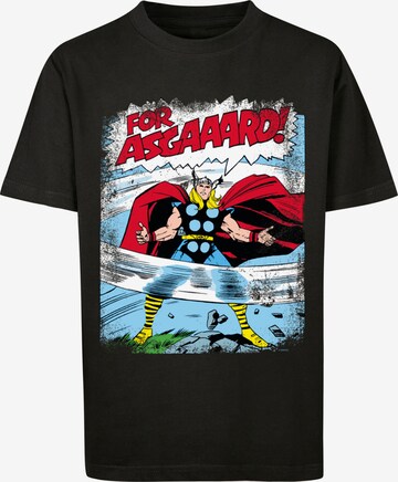 F4NT4STIC Shirt 'Marvel Thor Asgard' in Zwart: voorkant