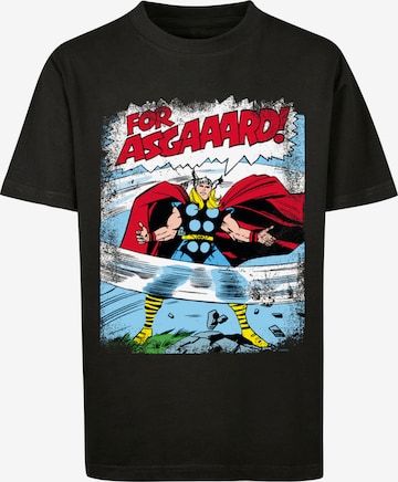 Maglietta 'Marvel Thor Asgard' di F4NT4STIC in nero: frontale