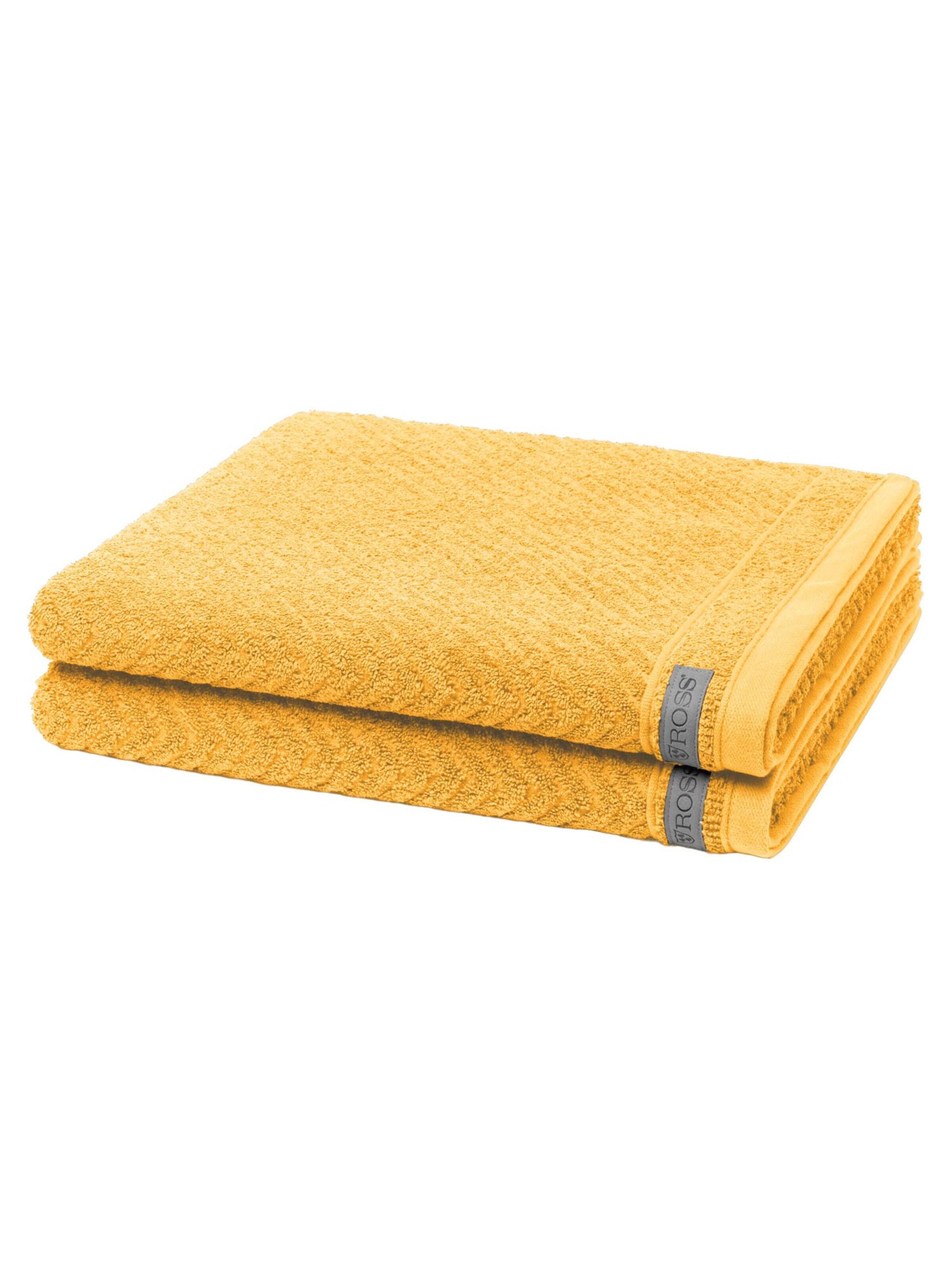 ROSS Towel 'Smart' in Yellow: front