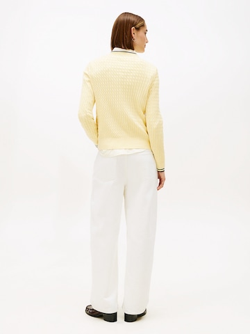 TOMMY HILFIGER Pullover in Gelb