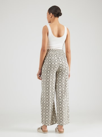 ONLY Wide leg Trousers 'ONLSilva' in Beige