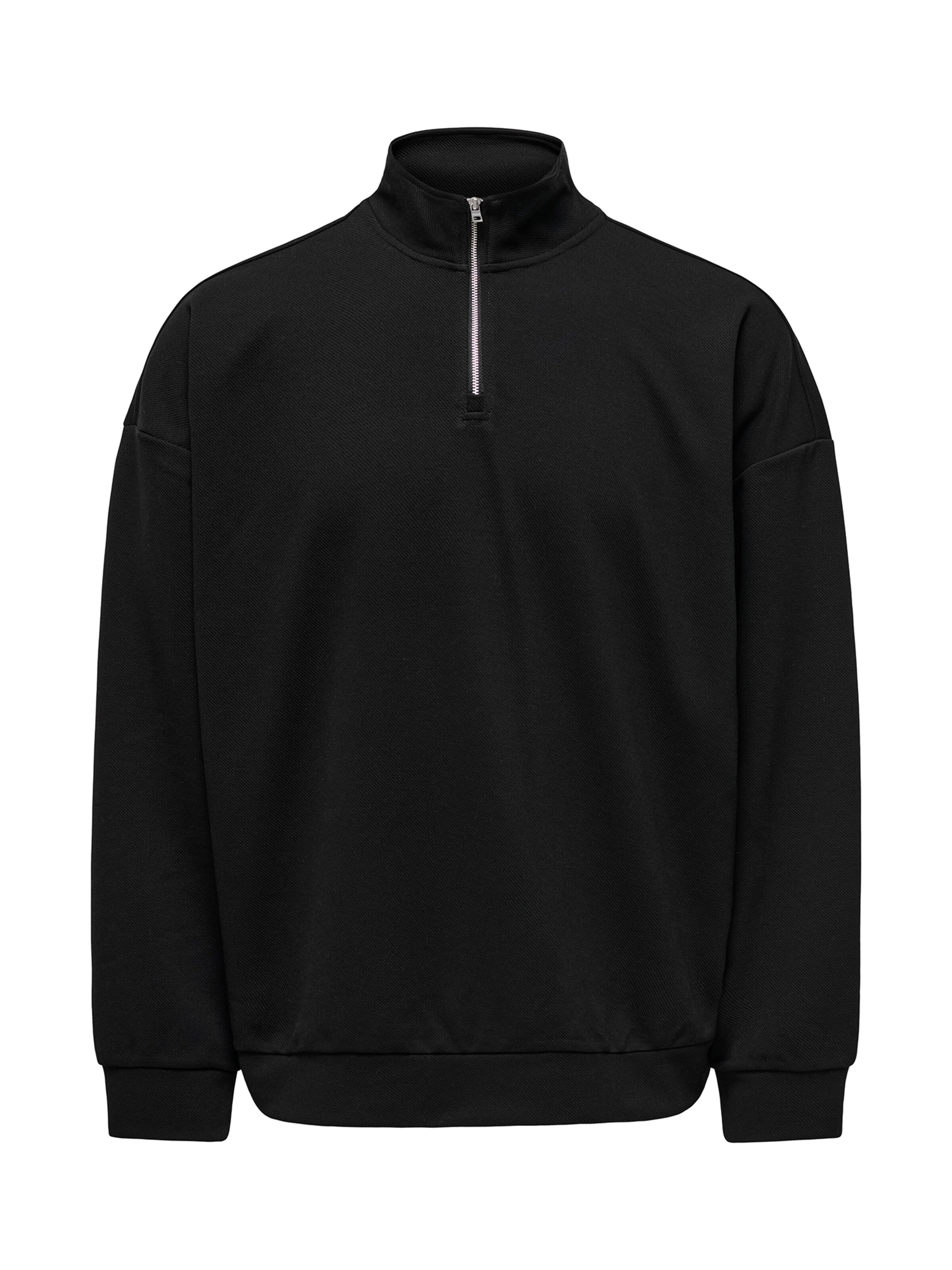 Only & Sons Sweatshirt 'ONSNEWKODYL' in Black: front