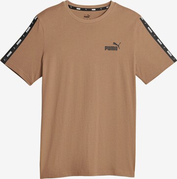 PUMA T-Shirt 'Essentials+' in Braun: predná strana