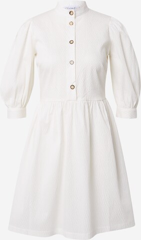 Robe-chemise Closet London en blanc : devant