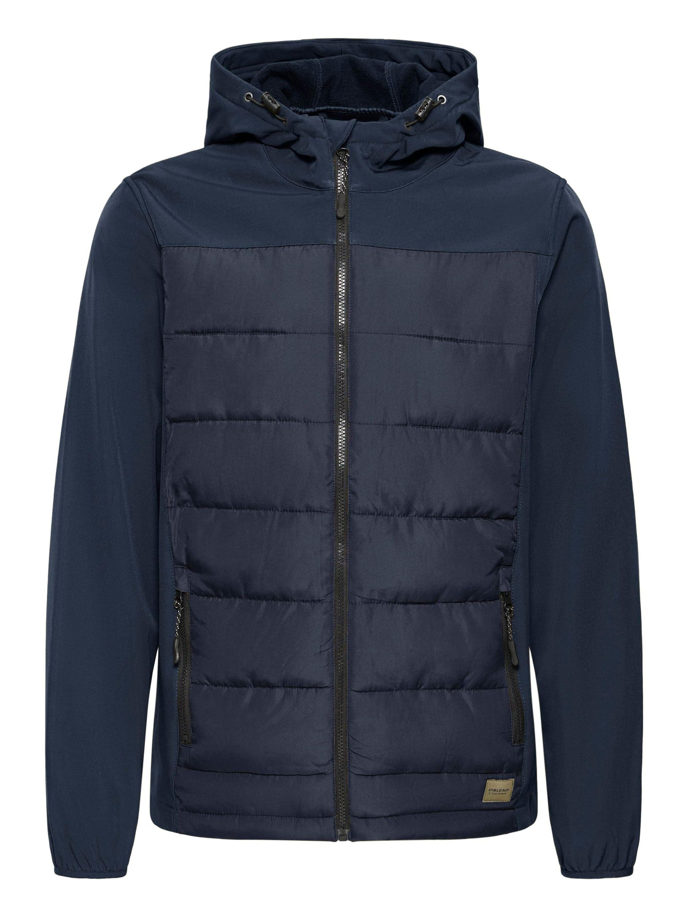 BLEND Tussenjas ' BHEVIAN ' in Blauw: voorkant