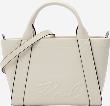 Karl Lagerfeld Handväska 'K/VILLE' i vit: framsida