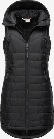 Gilet 'Lucinda' Ragwear en noir : devant