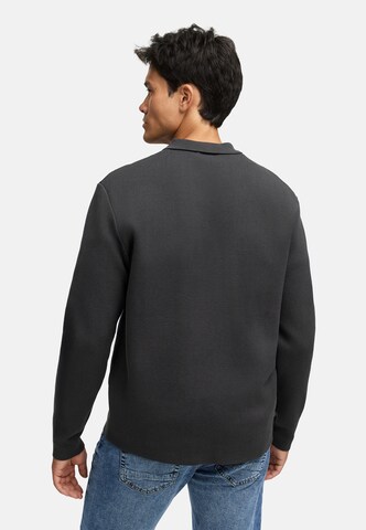 INDICODE JEANS Gebreid vest 'Bellino' in Grijs