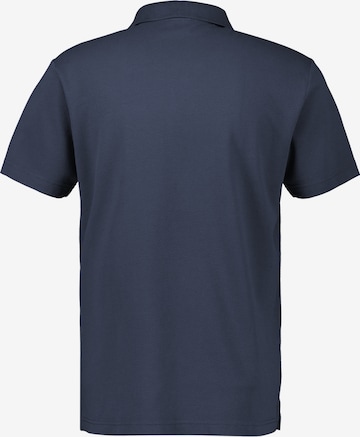 LERROS Poloshirt in weicher Waffelpiquéqualität in Blau