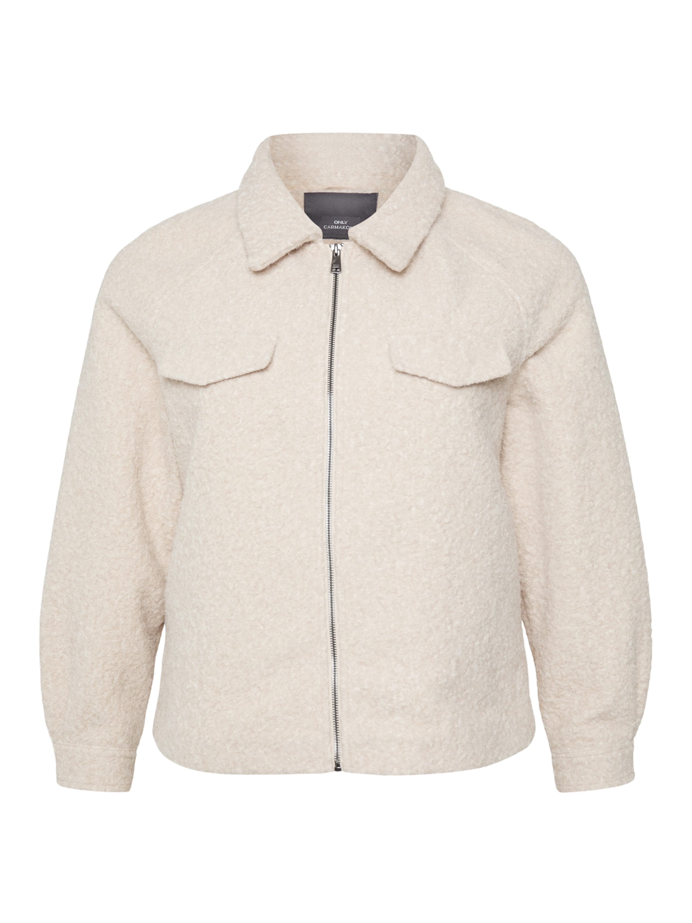 ONLY Carmakoma Välikausitakki 'CARMALO' värissä harmaa: etupuoli