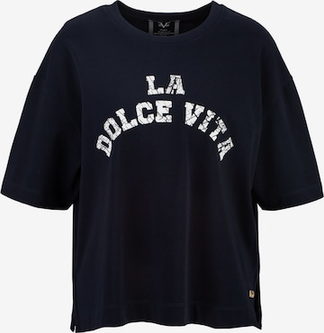 19V69 ITALIA Koszulka 'PETONIA MARINA' w kolorze niebieski: przód