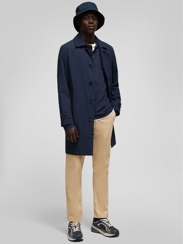 HECHTER PARIS Between-Seasons Coat in Blue