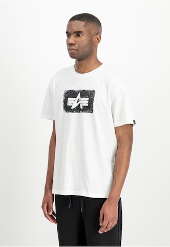 ALPHA INDUSTRIES Bluser & t-shirts i hvid: forside