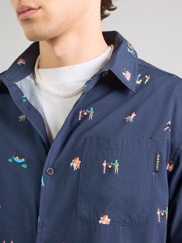 Iriedaily Comfort Fit Πουκάμισο 'Resorio' σε μπλε