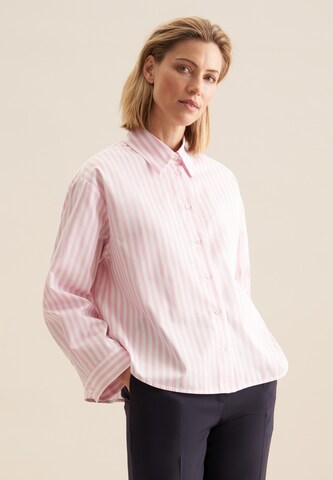 Chemisier 'Schwarze Rose' SEIDENSTICKER en rose : devant