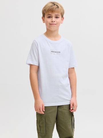 JJ Rebel Shirt 'JREBZAKI' in Wit: voorkant