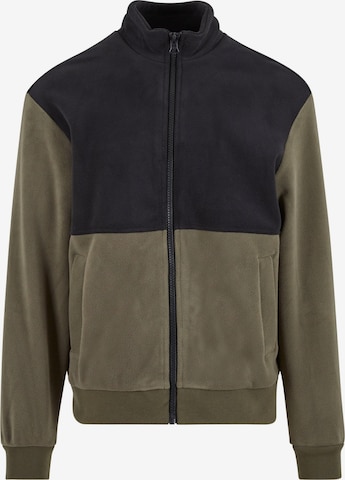 Giacca di pile di Urban Classics in verde: frontale