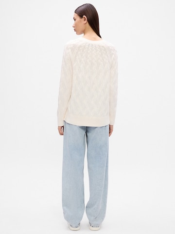 Calvin Klein Jeans Pulover | bela barva