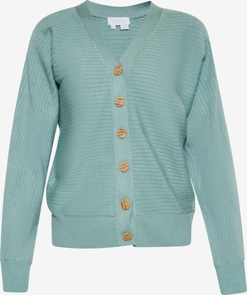 usha WHITE LABEL Вязаная кофта в Синий: спереди