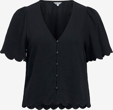 OBJECT Blúzka 'OBJSANNE' - Čierna: predná strana