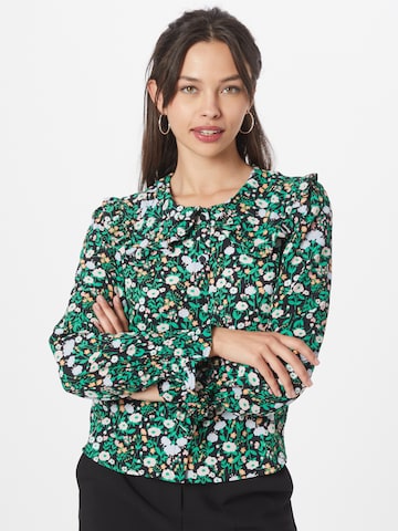 Monki Blouse in Zwart: voorkant