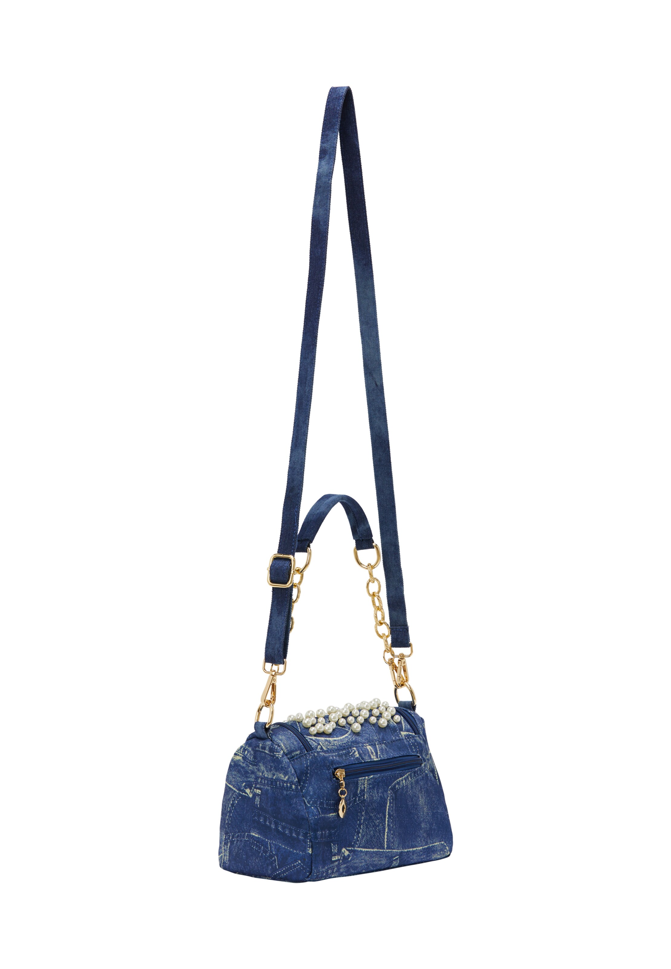 faina Schoudertas in Blauw