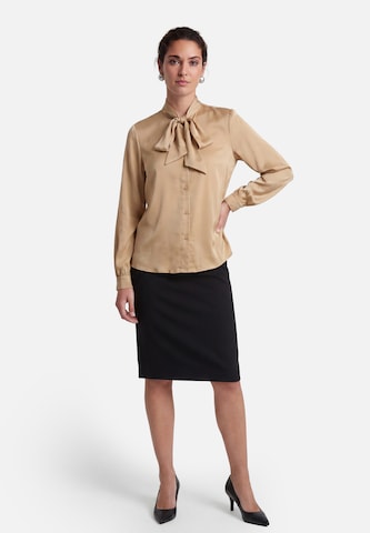 usha BLACK LABEL Blouse 'Elegant Woman' in Beige