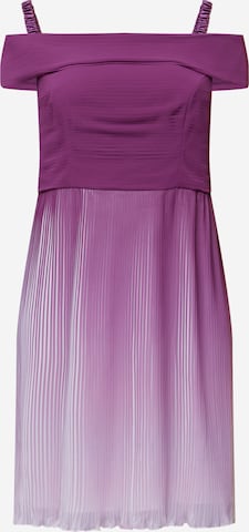 Chi Chi Curve Cocktail Dress in Purple: front