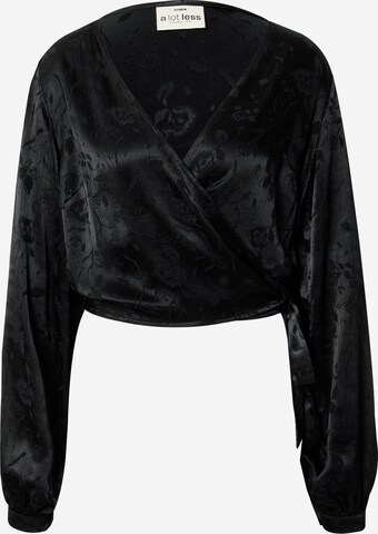 A LOT LESS - Blusa 'Paulina' en negro: frente