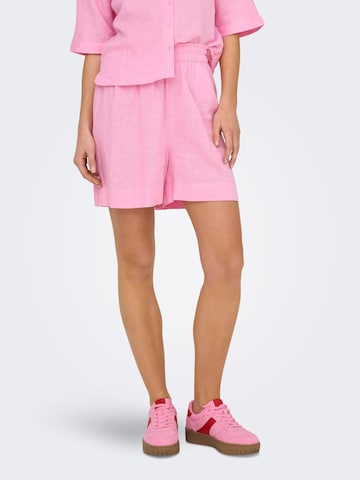 ONLY - Loosefit Calças 'ONLTokyo' em rosa: frente