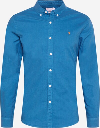 FARAH Chemise 'BREWER' en bleu ciel / orange, Vue avec produit