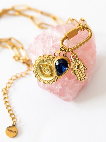 Divasya Necklace 'Hamsa - Golden Protection' in Gold