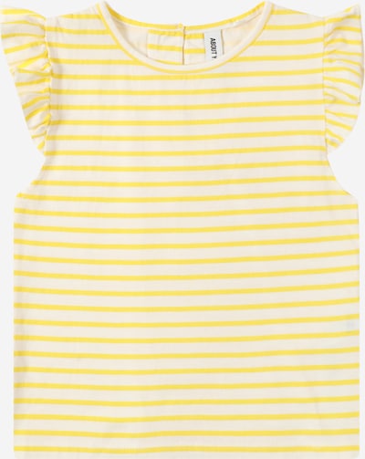 Marškinėliai 'Jamila' iš ABOUT YOU, spalva – geltona / balta, Prekių apžvalga