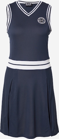 EA7 Emporio Armani - Vestido desportivo em azul: frente