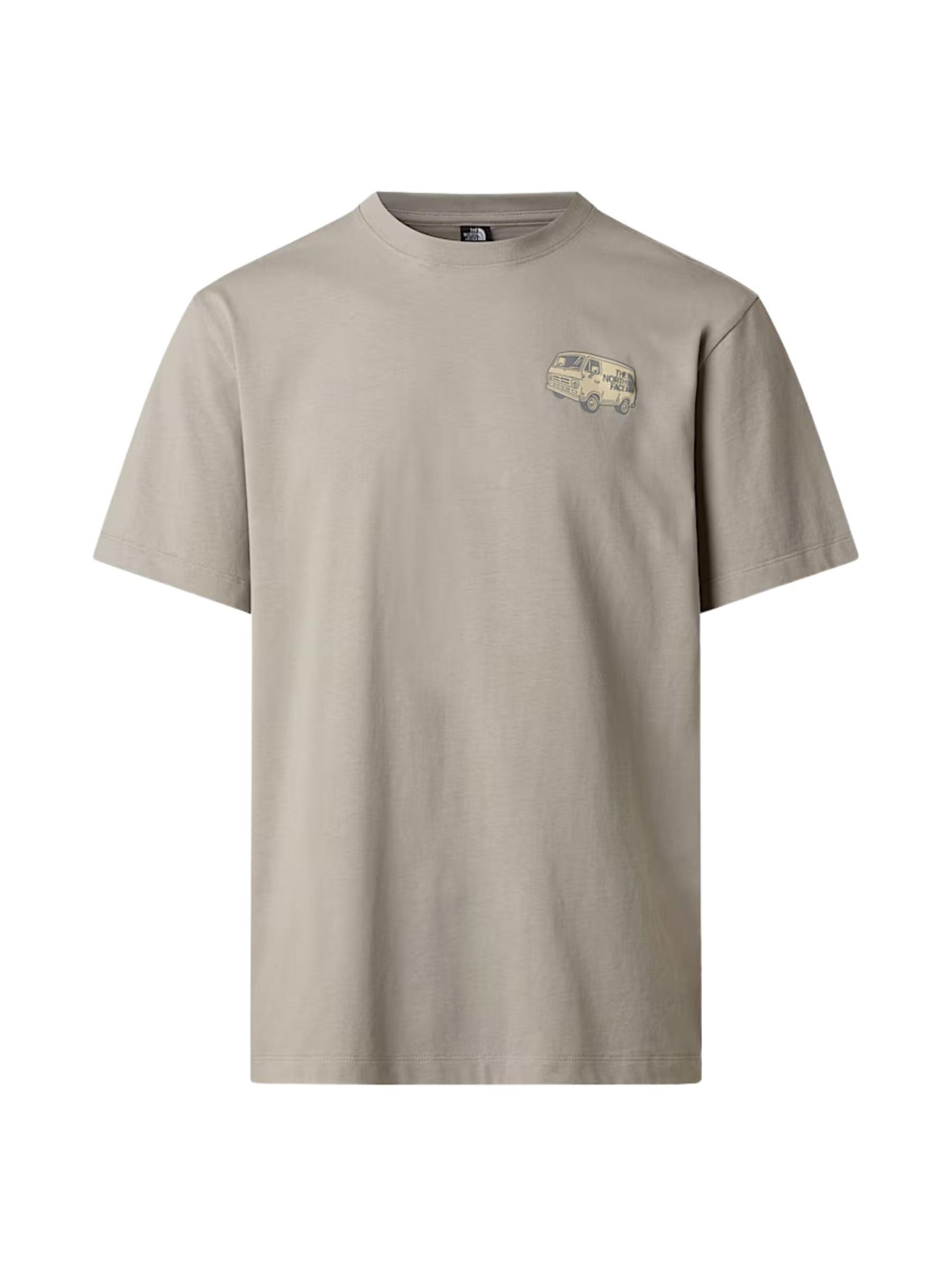 THE NORTH FACE Shirt 'THE NORTH FACE M VAN LIFE RX SS TEE T-SHIRT' in de kleur Grijs, Productweergave