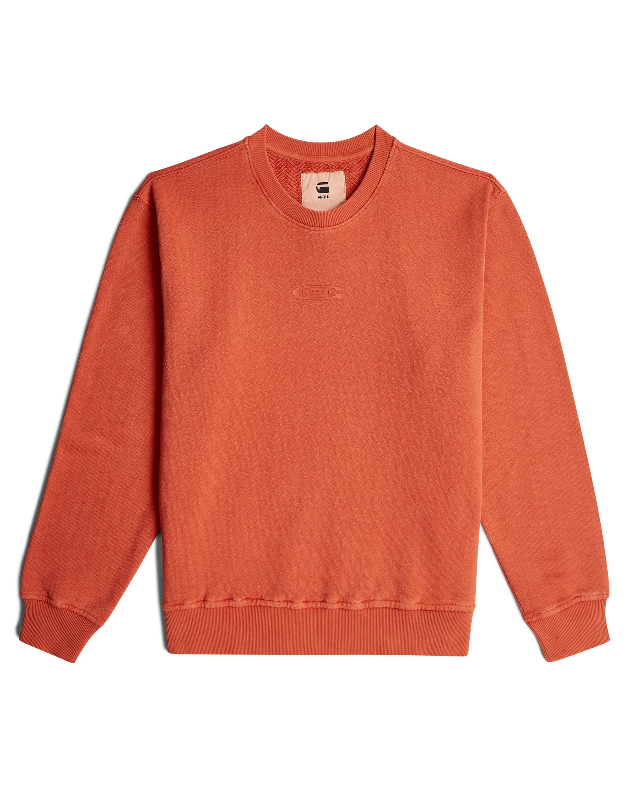 G-STAR Sweatshirt 'Relaxed' in Rood: voorkant
