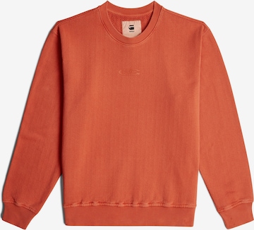 G-STAR Sweatshirt 'Relaxed' in Orange Red ABOUT YOU
